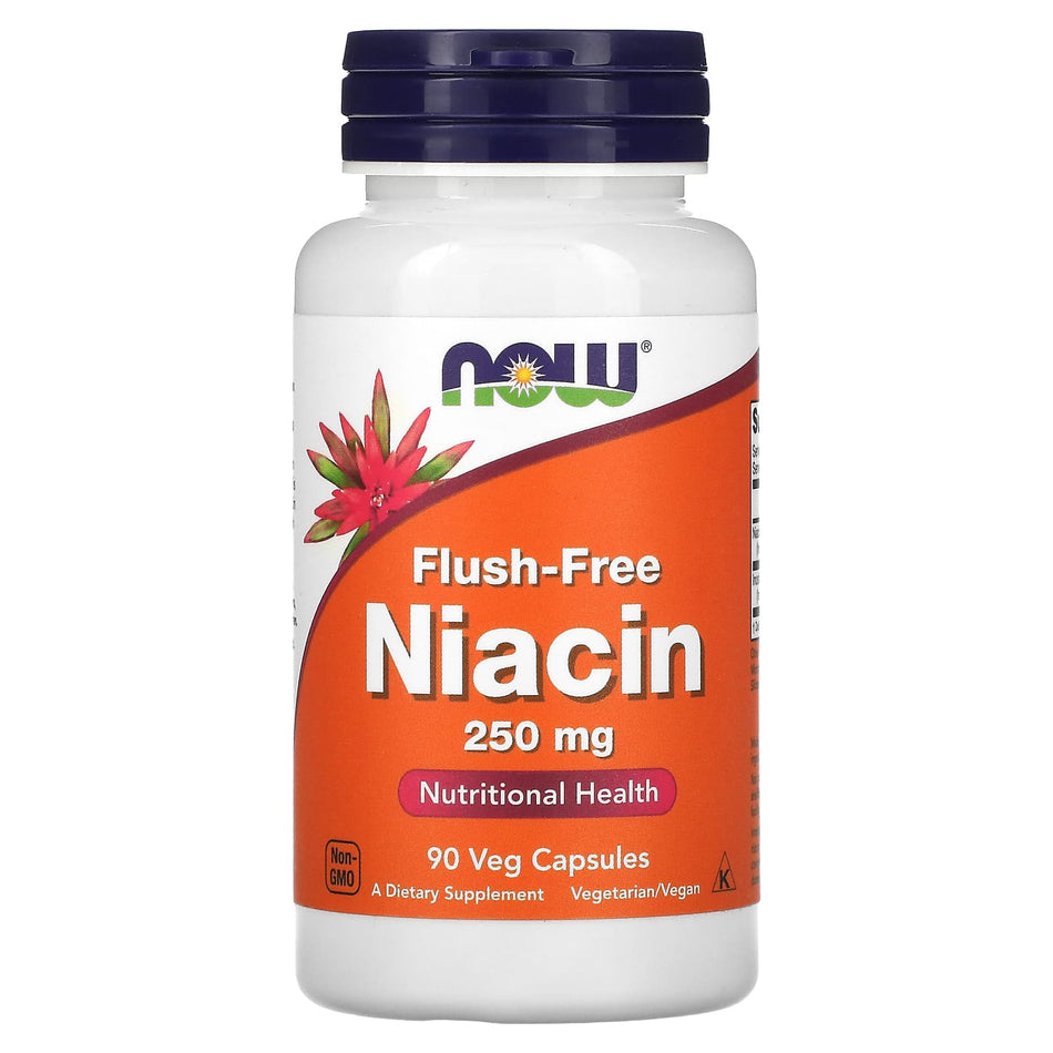 Niacina Flush-Free, 250mg - 90 cápsulas
