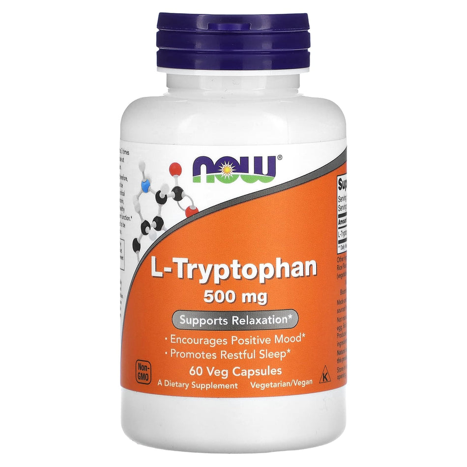 L-triptófano, 500 mg - 60 cápsulas