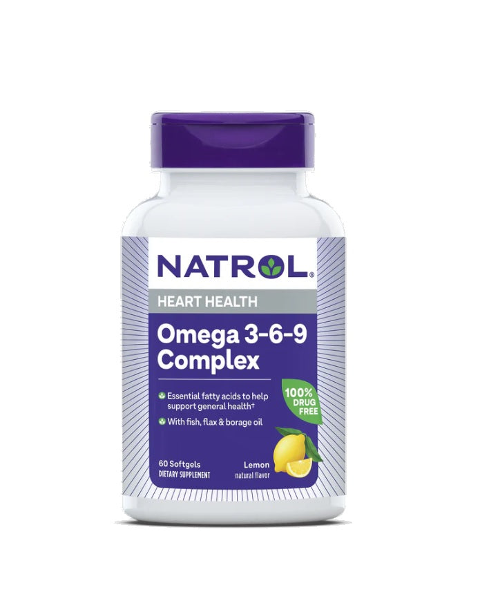 Omega 3-6-9 Complex - 60 softgels - Natrol