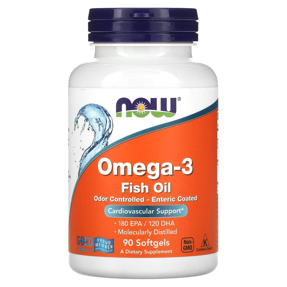 Omega-3 con recubrimiento entérico - 90 cápsulas blandas