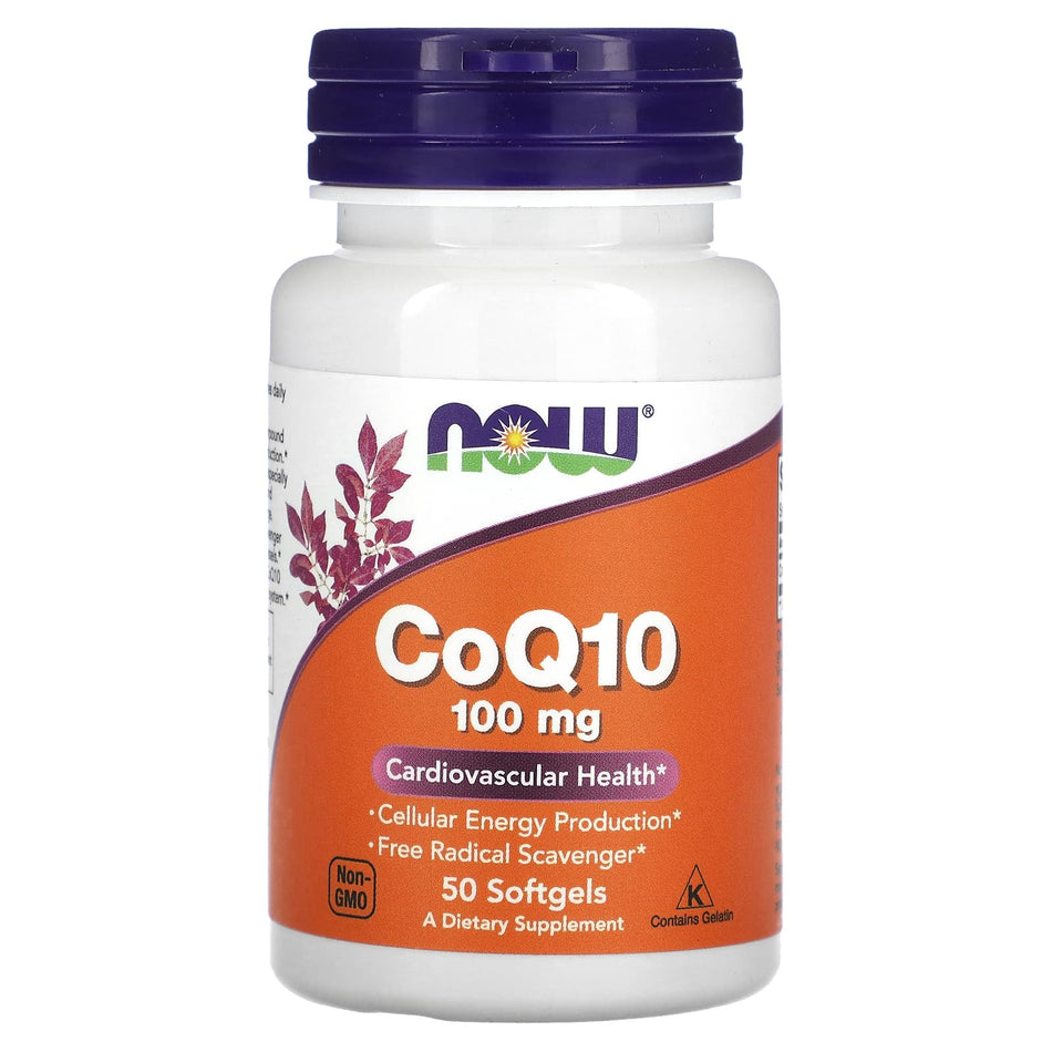 CoQ10, 100 mg - 50 cápsulas blandas