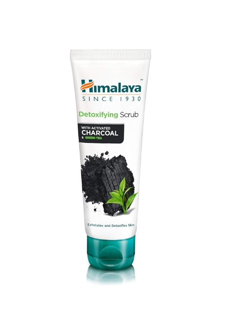 Detoxifying Scrub with Activated Charcoal & Green Tea - 75 ml.