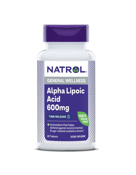 Alpha Lipoic Acid Time Release, 600mg - 45 tablets - Natrol