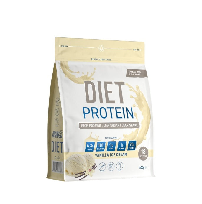 Diet Whey, Vanilla Ice Cream - 450 grams - Applied Nutrition