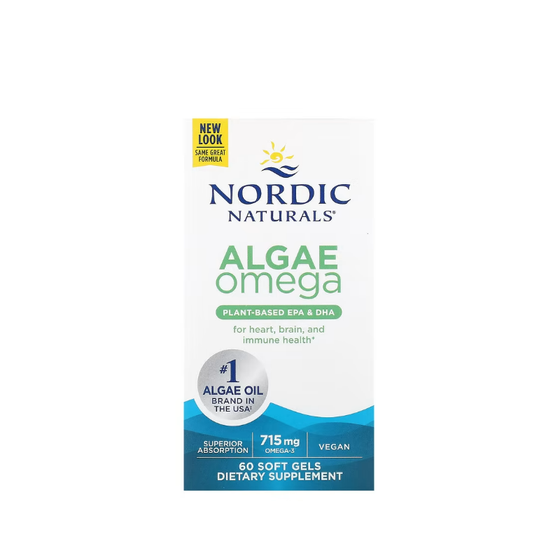 Algae Omega, 715mg Omega 3 60 softgels - Nordic Naturals