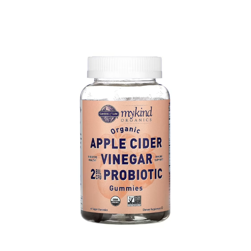 Mykind Organics Apple Cider Vinegar Probiotic 60 vegan gummies - Garden Of Life