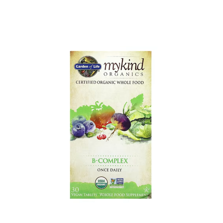 Mykind Organics B-Complex 30 vegan tabs - Garden Of Life