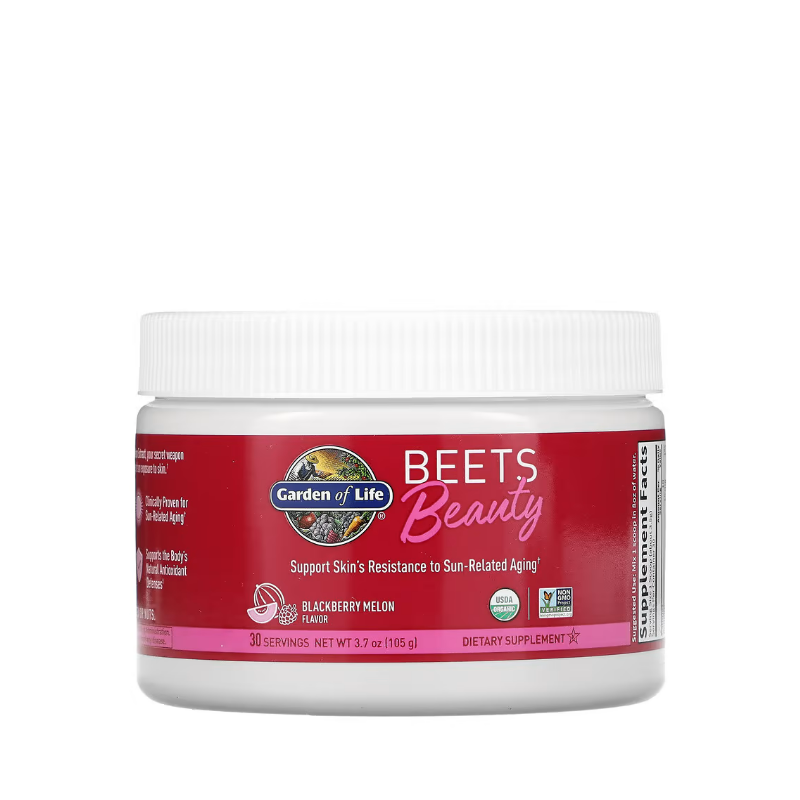 Beauty Beets Powder, Blackberry Melon 105 grams - Garden Of Life