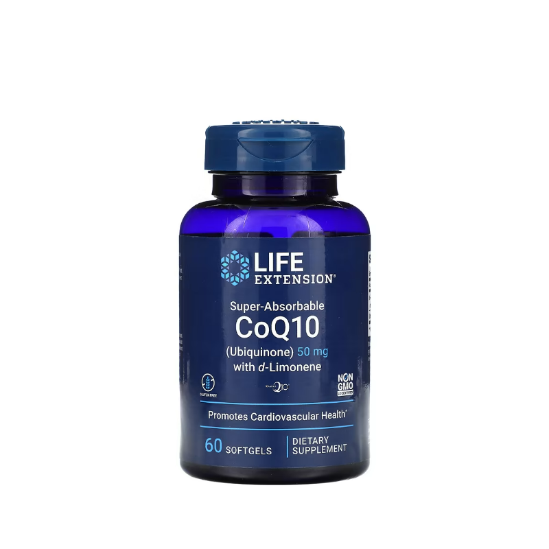 Super Absorbable CoQ10 with d-Limonene, 50 mg 60 Softgels - Life Extension