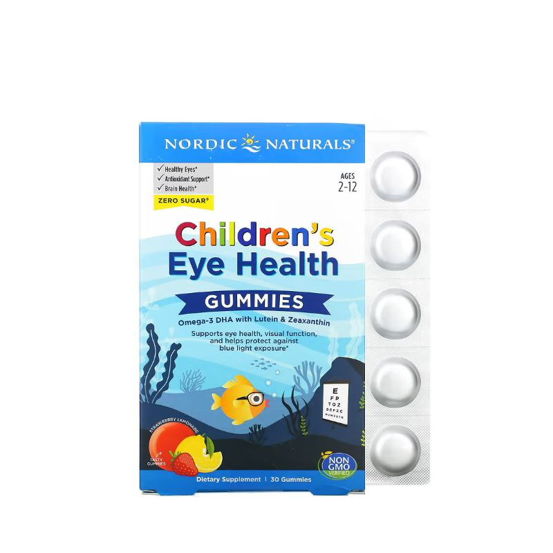 Children’s Eye Health, Strawberry Lemonade 30 Gummies - Nordic Naturals
