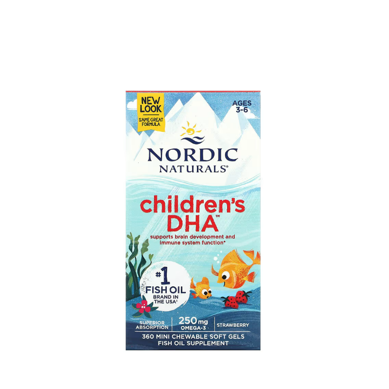 Children's DHA, 250mg Strawberry 360 softgels - Nordic Naturals