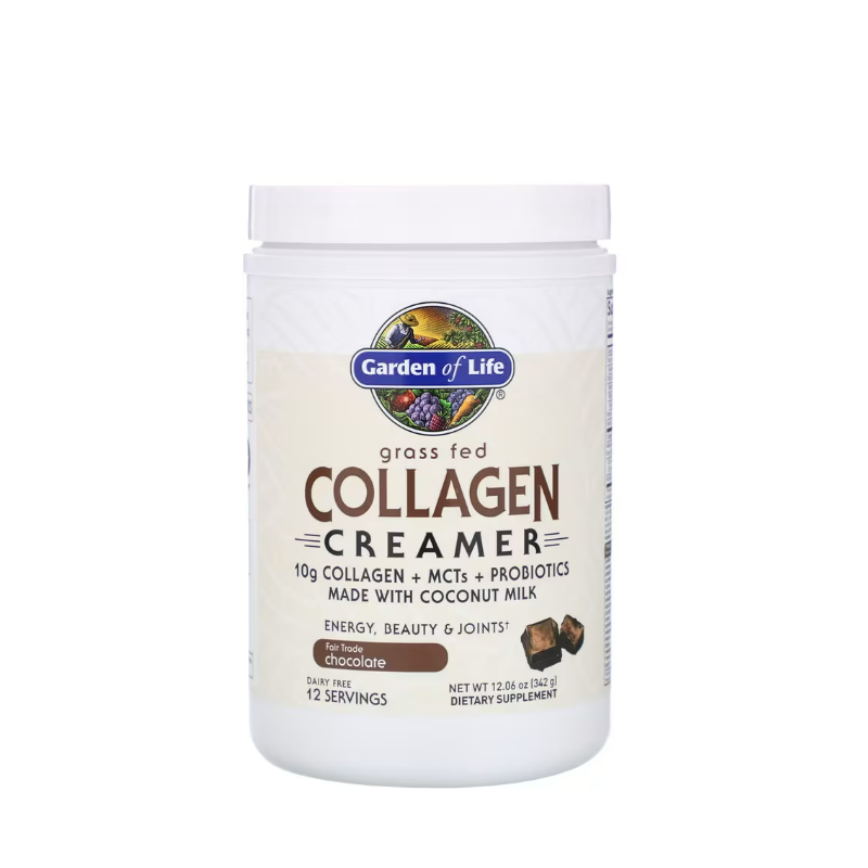 Grass Fed Collagen Creamer, Chocolate 342 grams - Garden Of Life