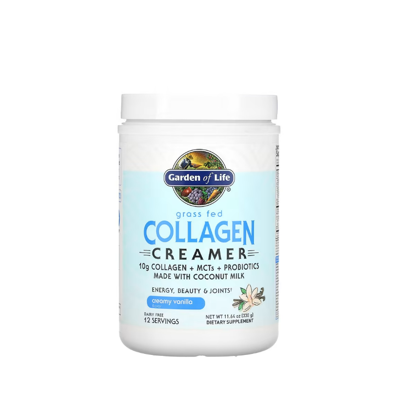Grass Fed Collagen Creamer, Creamy Vanilla 330 grams - Garden Of Life