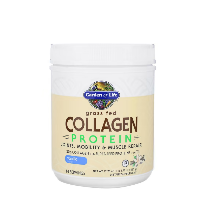 Grass Fed Collagen Protein, Vanilla 560 grams - Garden Of Life