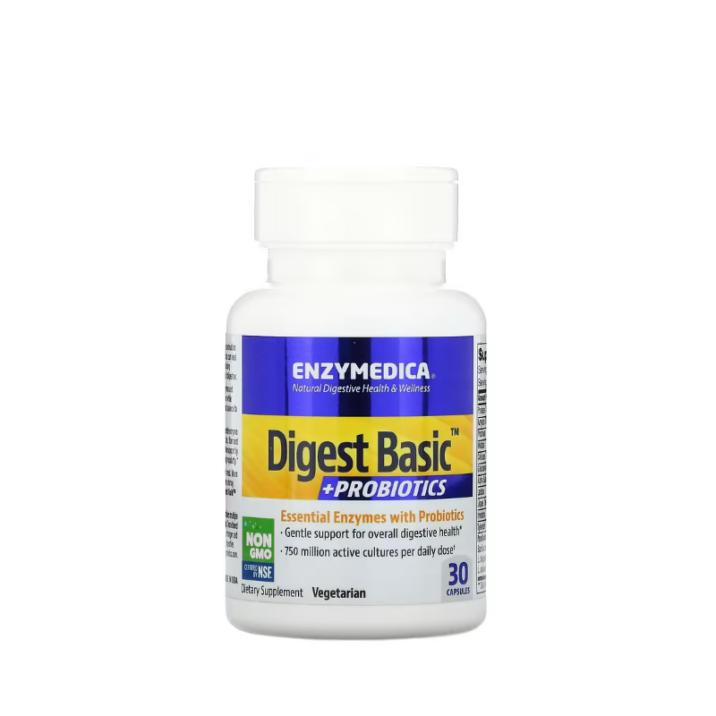 Digest Basic + Probiotics 30 caps - Enzymedica
