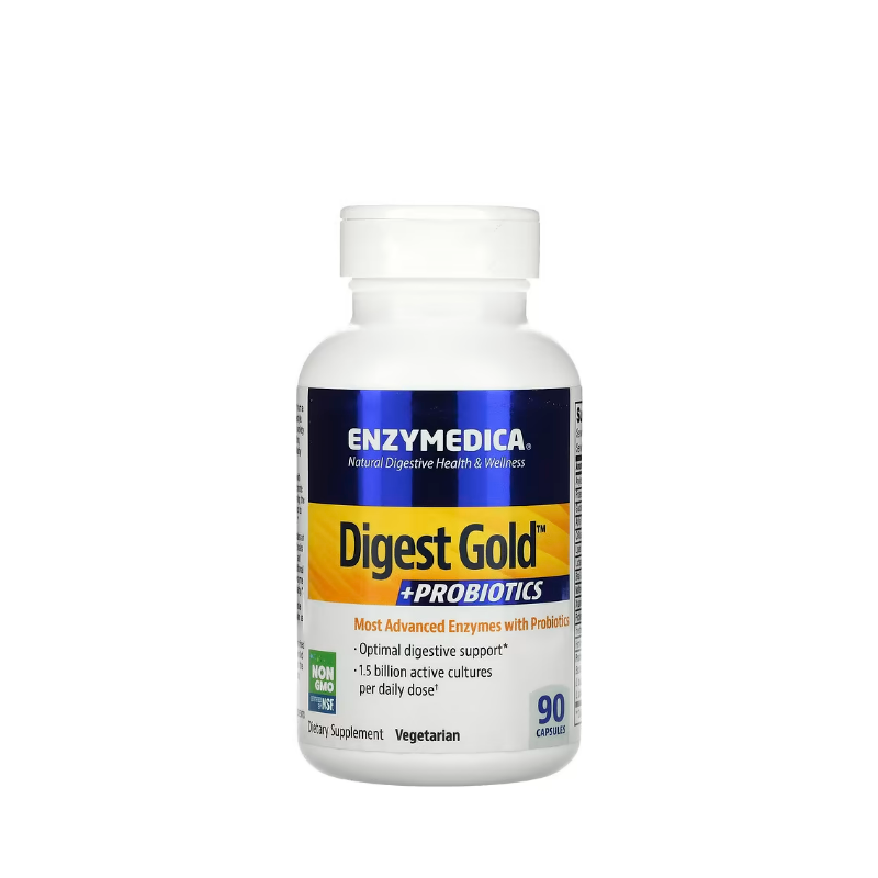 Digest Gold + Probiotics 90 caps - Enzymedica