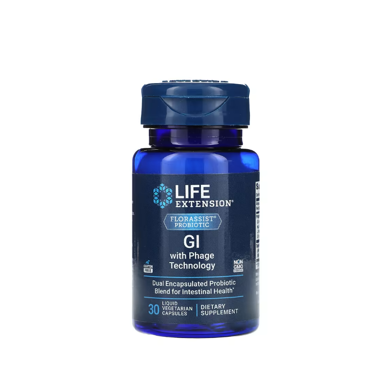 Florassist GI with Phage Technology 30 liquid vcaps - Life Extension