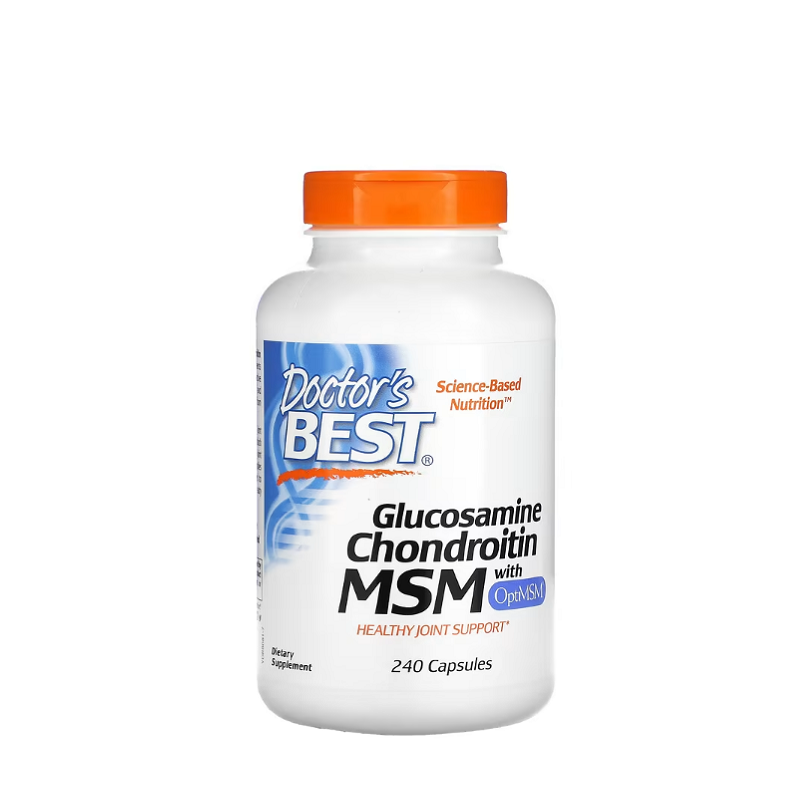 Glucosamine Chondroitin MSM with OptiMSM 240 caps - Doctor's Best