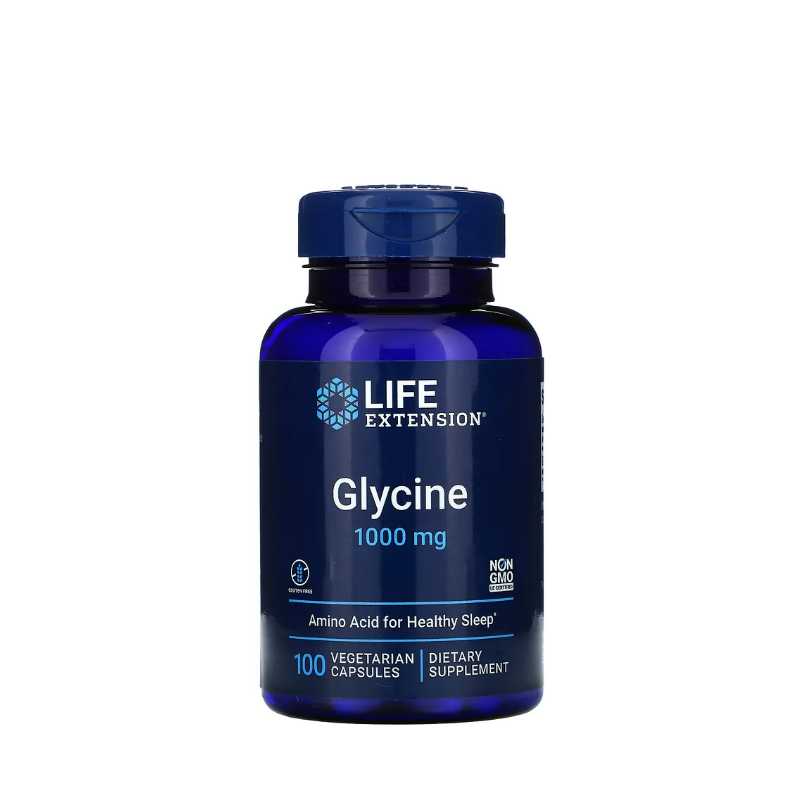 Glycine, 1000mg 100 vcaps - Life Extension