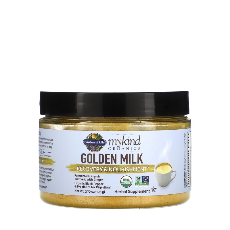 Mykind Organics Golden Milk 105 grams - Garden Of Life
