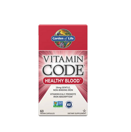 Vitamin Code Healthy Blood 60 vegan caps Garden of Life