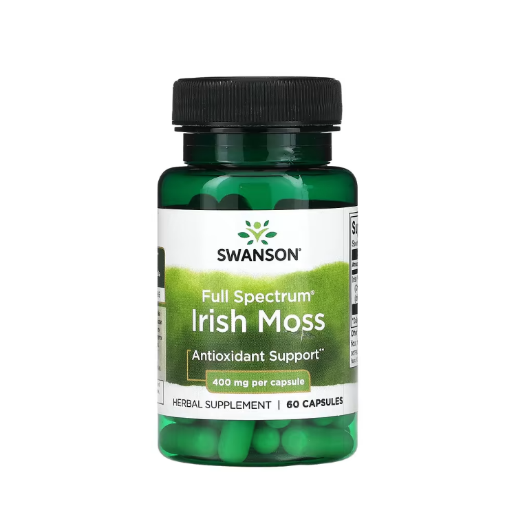 Full Spectrum Irish Moss, 400mg 60 caps Swanson