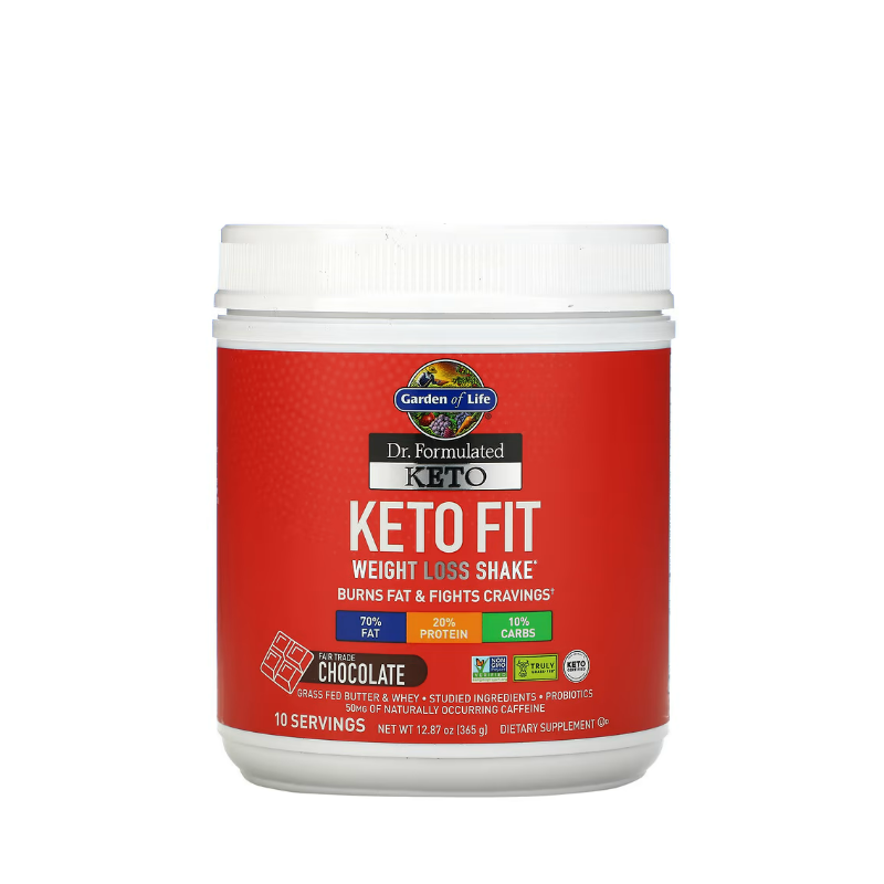 Dr. Formulated Keto Fit, Vanilla 355 grams - Garden Of Life