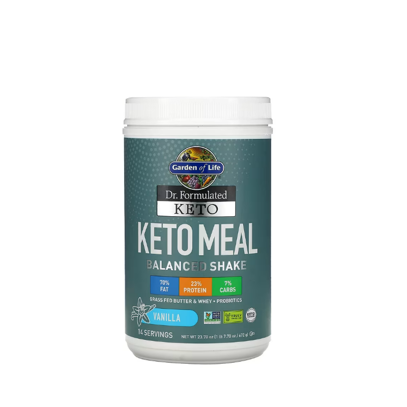 Dr. Formulated Keto Meal, Vanilla 672 grams - Garden Of Life