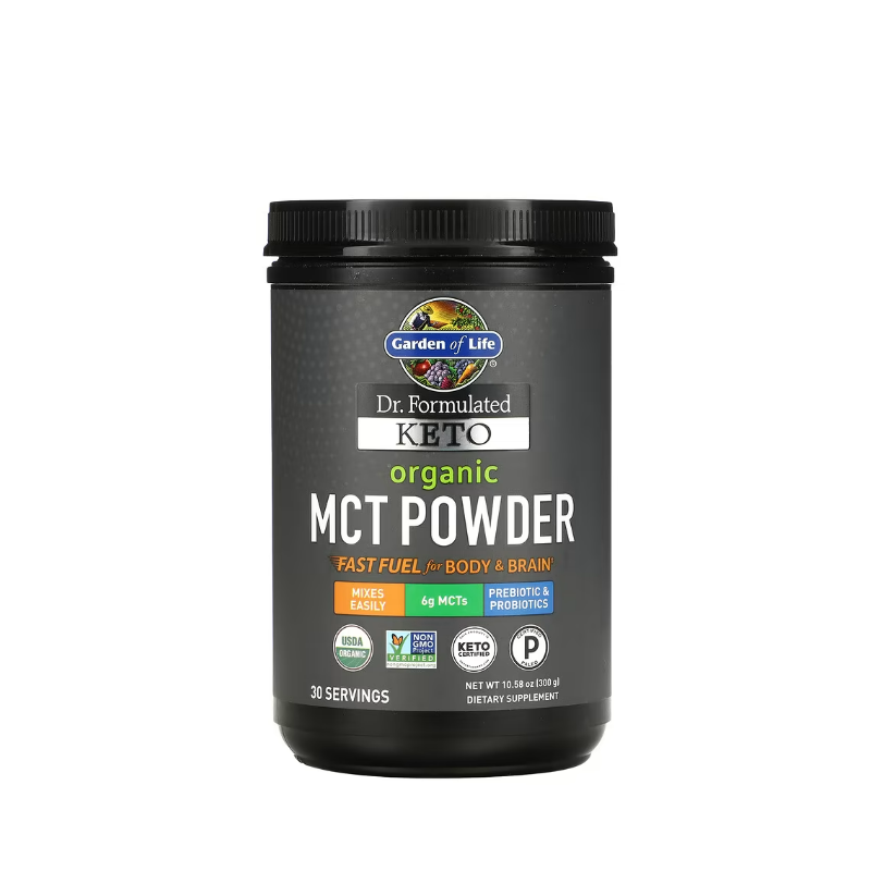 Dr Formulated Keto Organic MCT Powder 300 grams - Garden Of Life