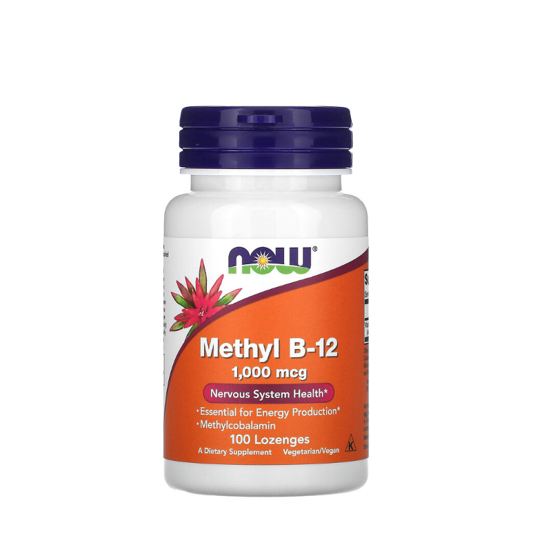Methyl B-12, 1000mcg100 lozenges NOW Foods
