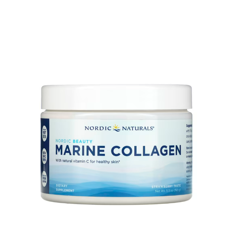 Marine Collagen, Strawberry 150 grams - Nordic Naturals