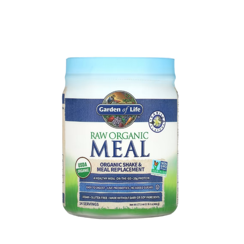 Raw Organic Meal, Vanilla 484 grams - Garden Of Life