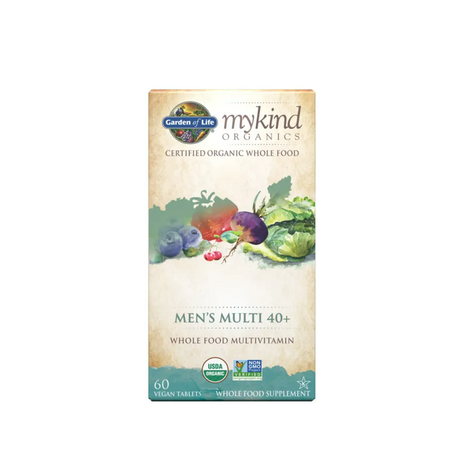 Mykind Organics Men's Multi 40+ 60 vegan tab - Garden Of Life
