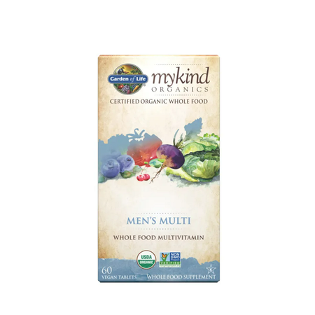 Mykind Organics Men's Multi 60 vegan tabs - Garden Of Life