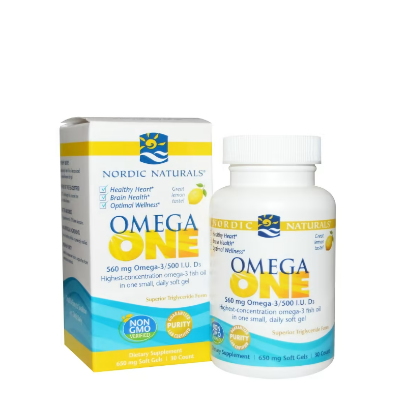 Omega ONE, 560mg Lemon 30 softgels - Nordic Naturals