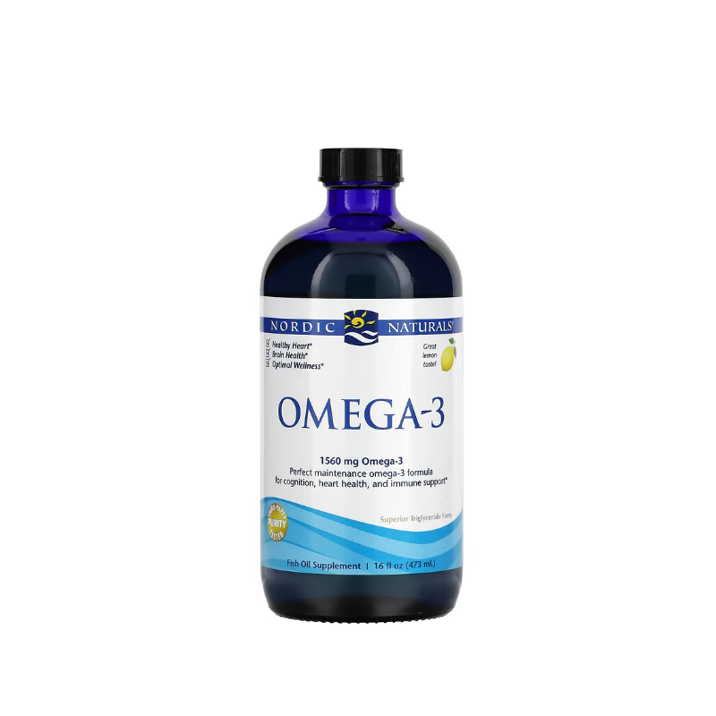 Omega-3, 1560mg Lemon 473 ml - Nordic Naturals