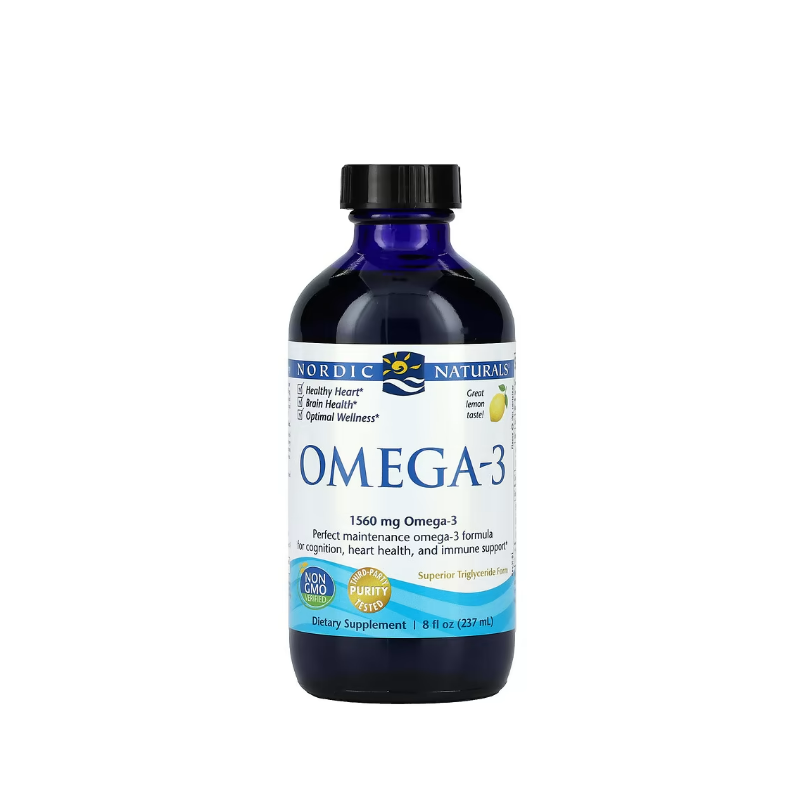Omega-3, 1560mg Lemon 237 ml - Nordic Naturals