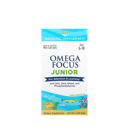 Omega Focus Junior 120 softgels - Nordic Naturals