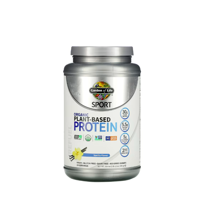 Sport Organic Plant-Based Protein, Vanilla 806 grams - Garden Of Life