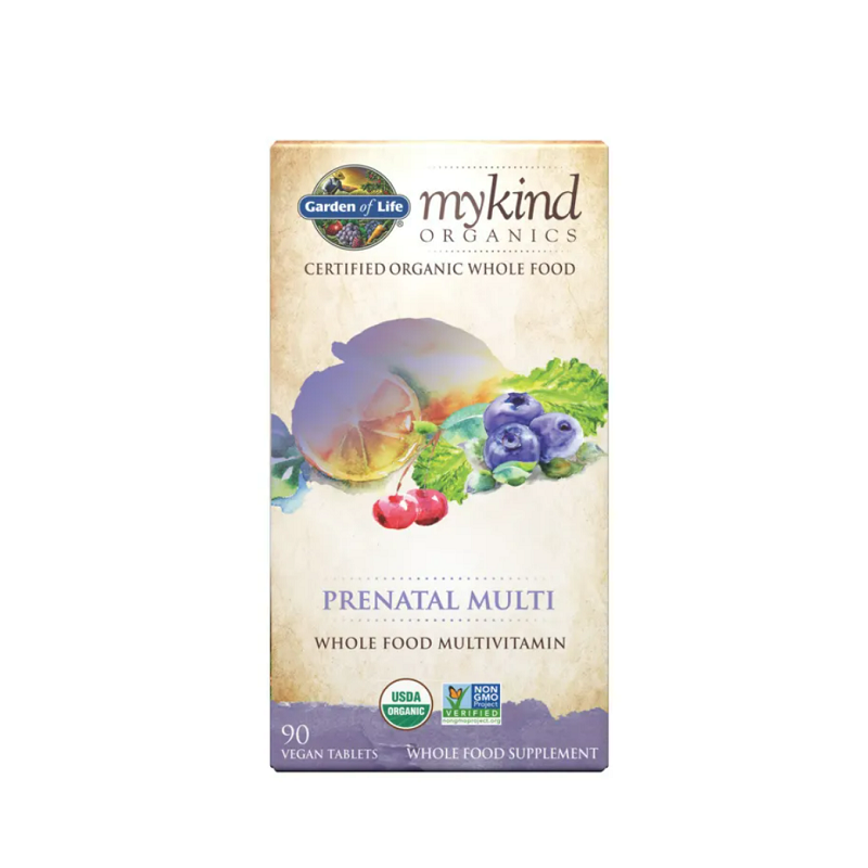 Mykind Organics Prenatal Multi 90 vegan tabs - Garden Of Life