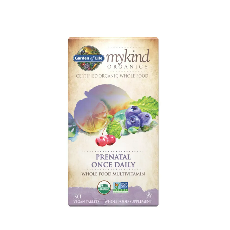 Mykind Organics Prenatal Once Daily 30 vegan tabs - Garden Of Life