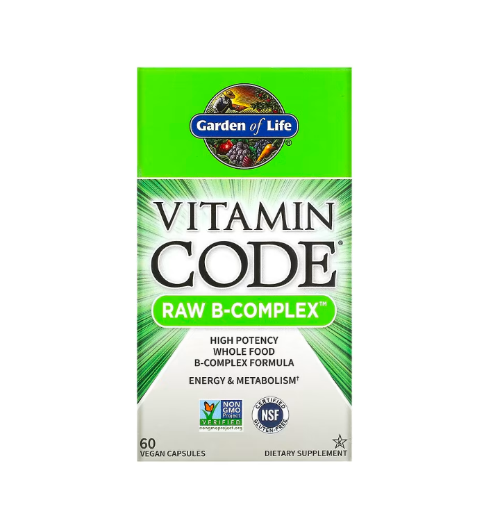 Vitamin Code Raw B-Complex 60 vegan caps Garden of Life