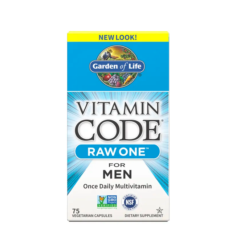 Vitamin Code RAW ONE for Men 75 vcaps Garden of Life