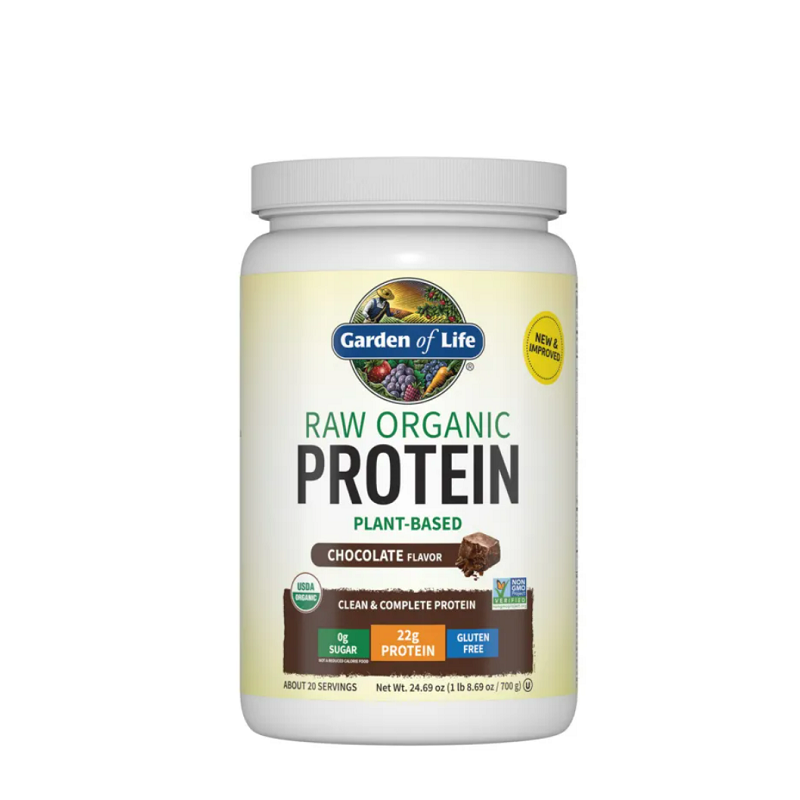 Raw Organic Protein, Chocolate 660 grams - Garden Of Life
