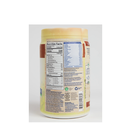 Raw Organic Protein, Vanilla Chai 580 grams - Garden Of Life