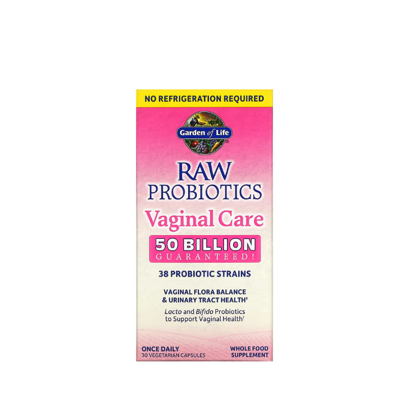 Raw Probiotics Vaginal Care (Shelf-Stable) 30 vcaps - Garden Of Life