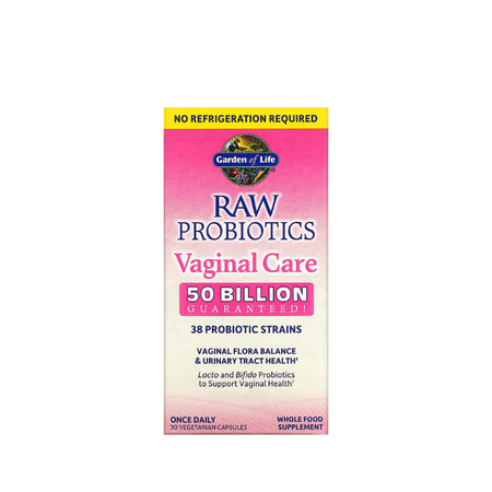 Raw Probiotics Vaginal Care (Shelf-Stable) 30 vcaps - Garden Of Life