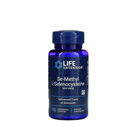 Se-Methyl L-Selenocysteine, 200mcg 90 vcaps - Life Extension