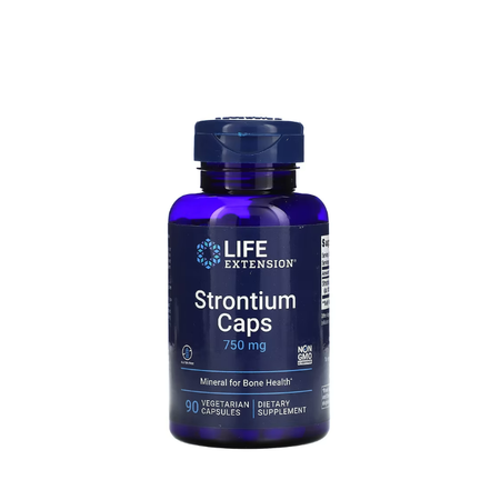 Strontium Caps, 750mg 90 vcaps - Life Extension