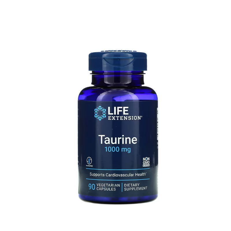 Taurine, 1000mg 90 vcaps - Life Extension